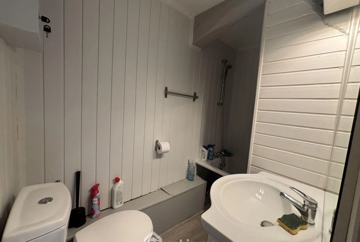 Lot de 2 studios meublés à vendre à Rouen Rive Droite, proximité gare 