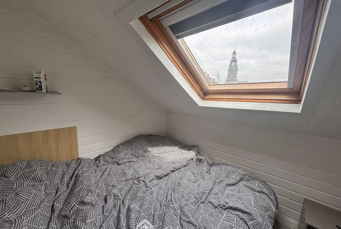 Lot de 2 studios meublés à vendre à Rouen Rive Droite, proximité gare 