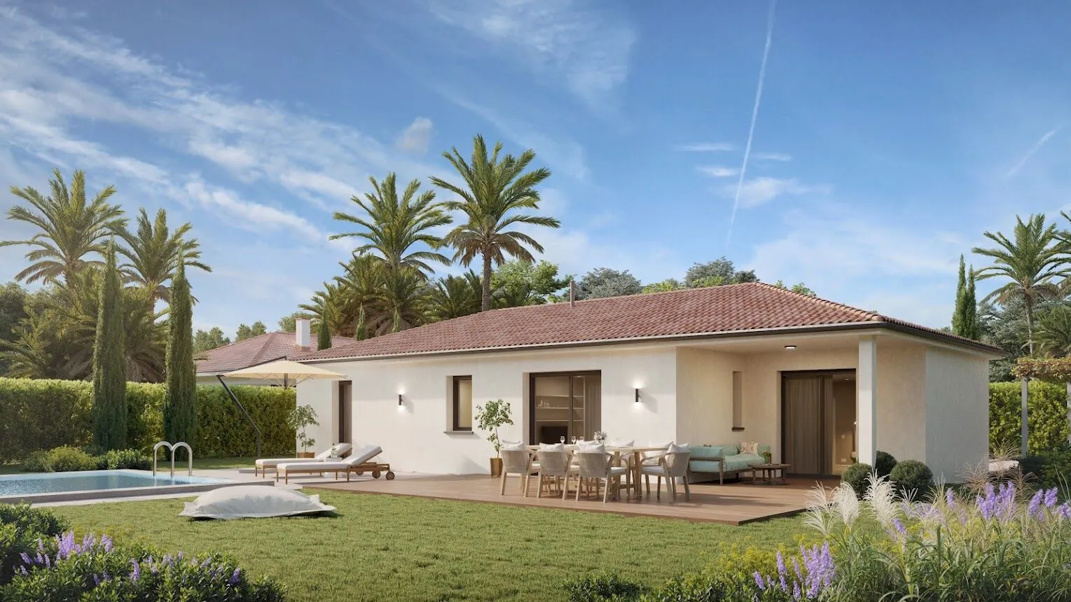 Découvrez cette maison neuve 91 m² à Podensac avec 3 chambres 