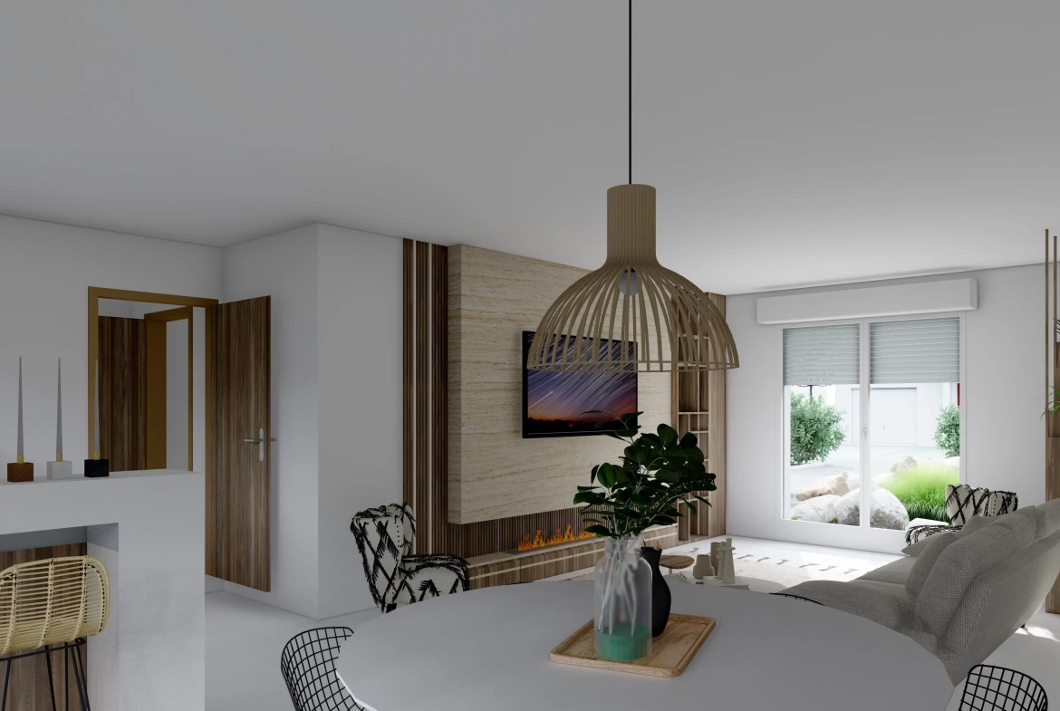 Maison moderne de 95 m² à Flaugeac avec terrain et cellier 
