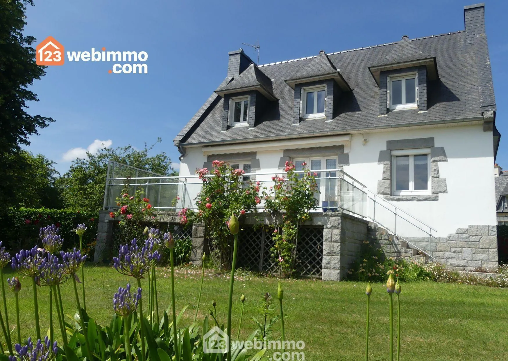 Charmante maison avec vue sur la vallée du Léguer à Lannion 