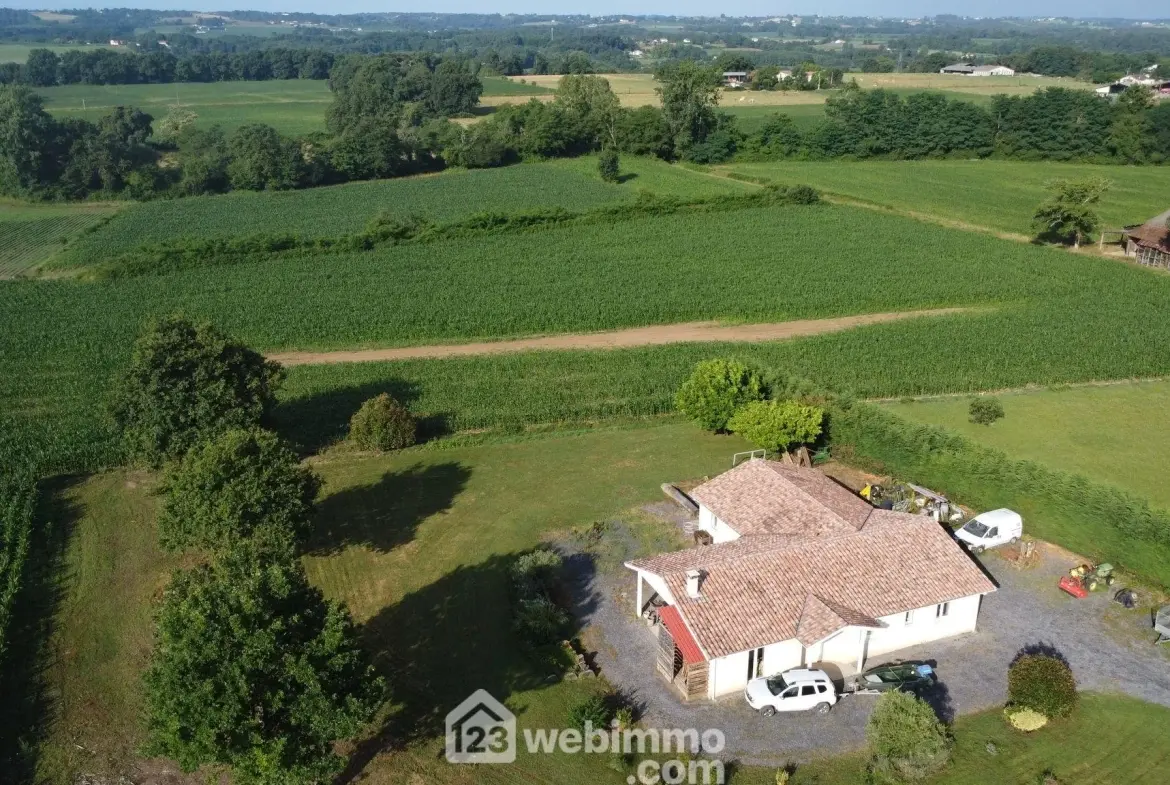 Maison de plain-pied avec vue Pyrénées à Sault-de-Navailles — 118m² 