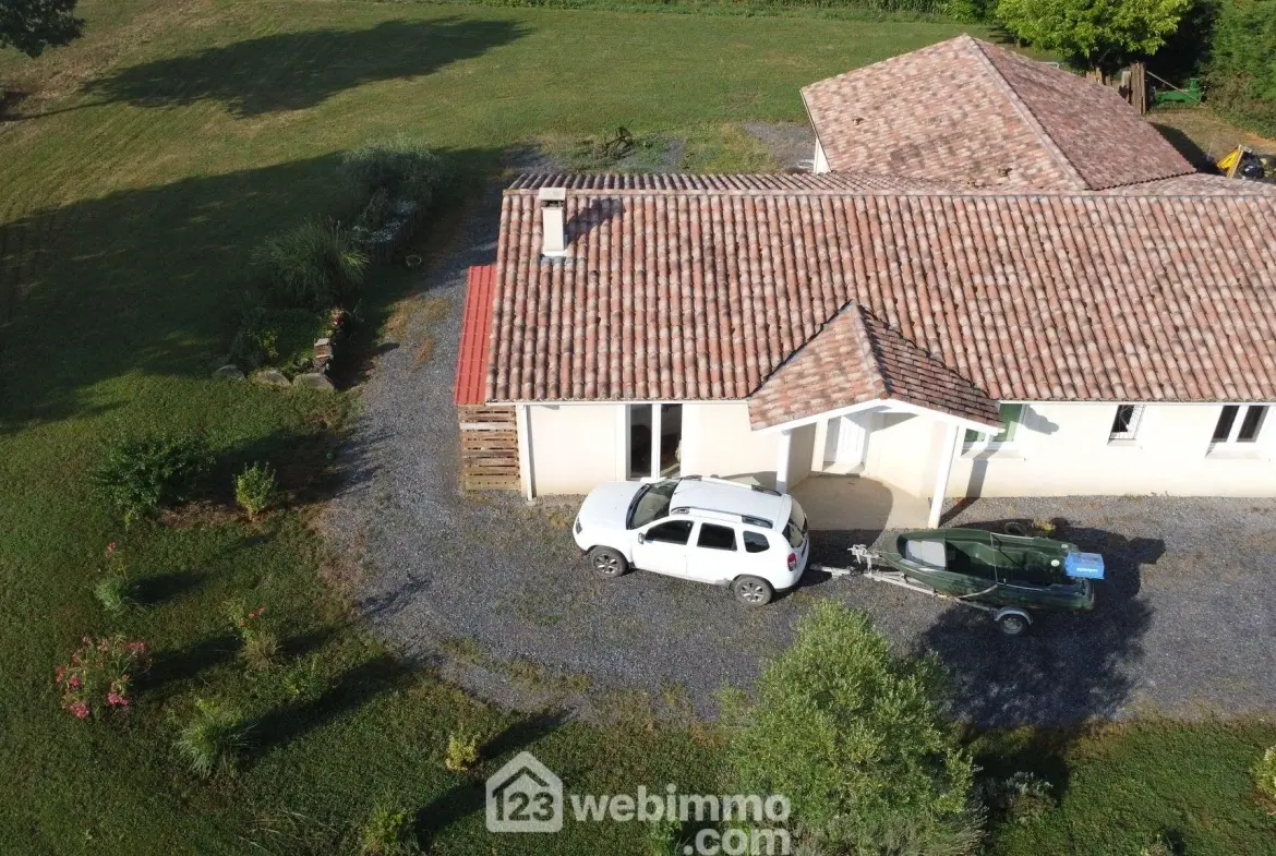 Maison de plain-pied avec vue Pyrénées à Sault-de-Navailles — 118m² 