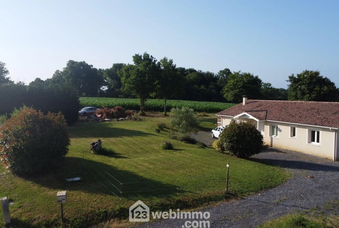 Maison de plain-pied avec vue Pyrénées à Sault-de-Navailles — 118m² 