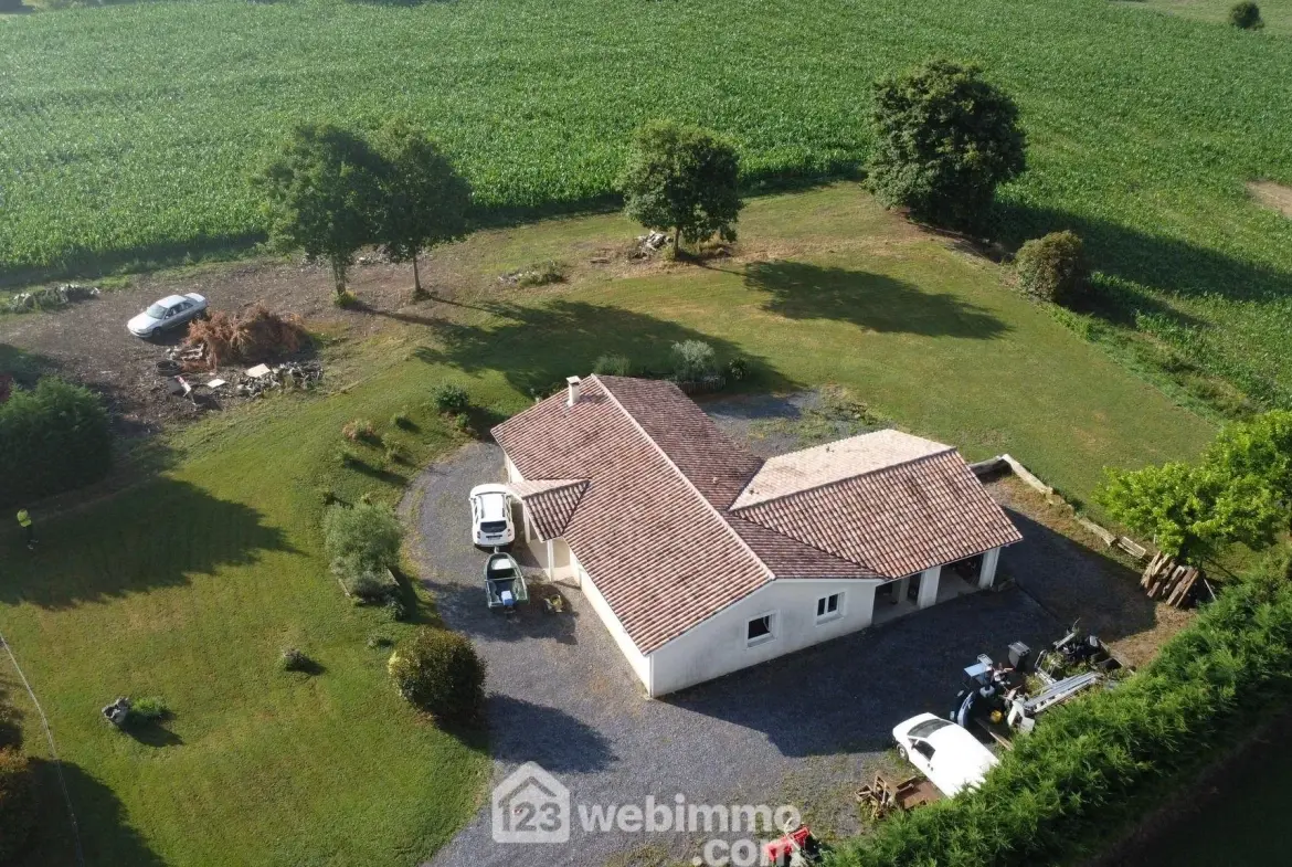 Maison de plain-pied avec vue Pyrénées à Sault-de-Navailles — 118m² 