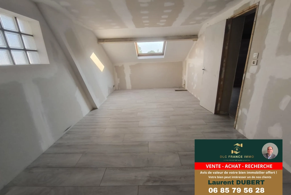 Maison de plain-pied à vendre à Aulnoye-Aymeries avec grand terrain 