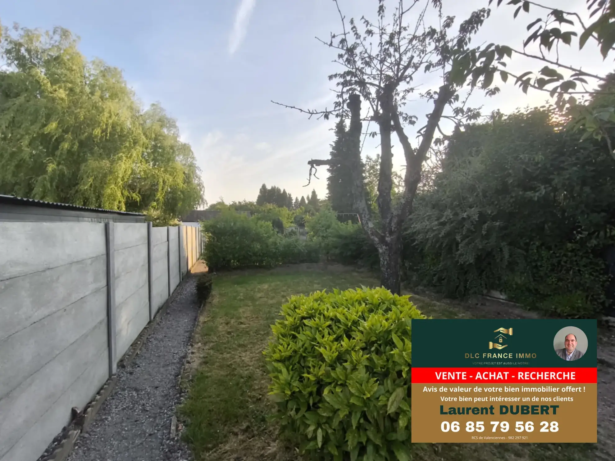 Maison de plain-pied à vendre à Aulnoye-Aymeries avec grand terrain 