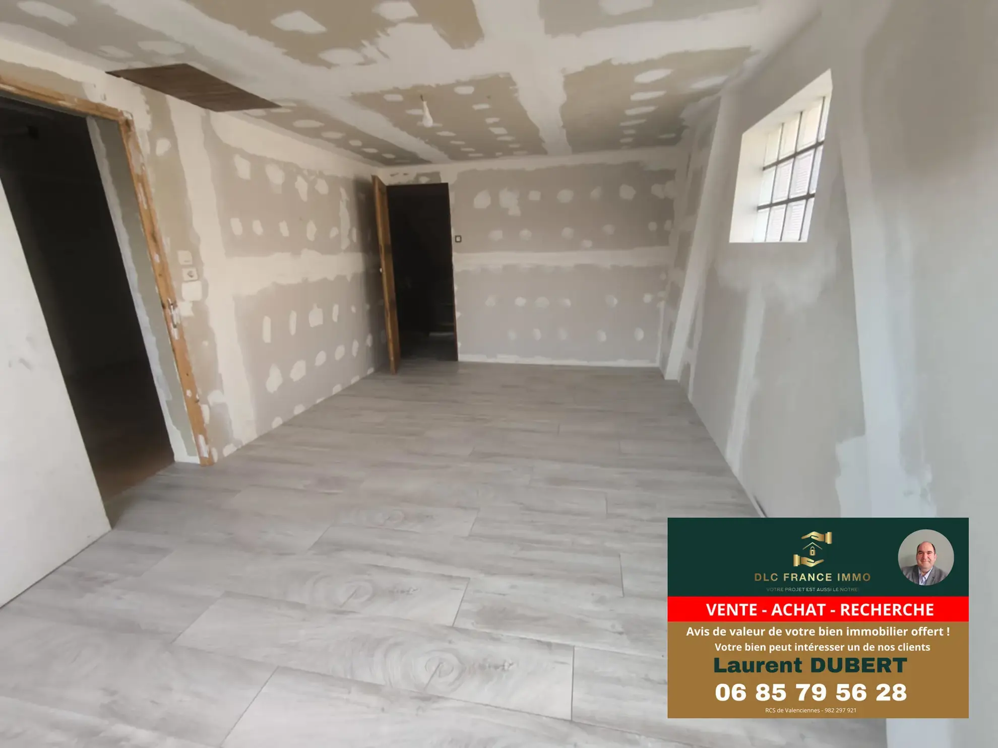 Maison de plain-pied à vendre à Aulnoye-Aymeries avec grand terrain 