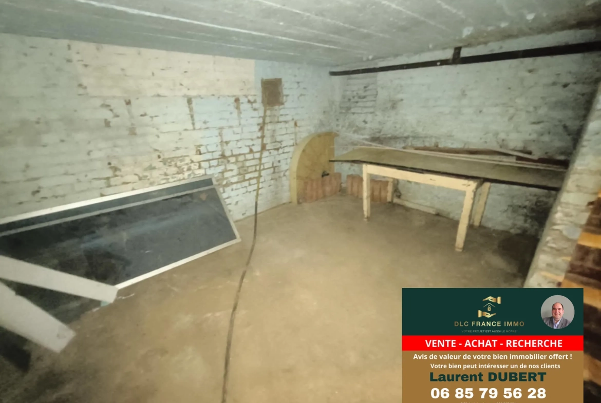 Maison de plain-pied à vendre à Aulnoye-Aymeries avec grand terrain 