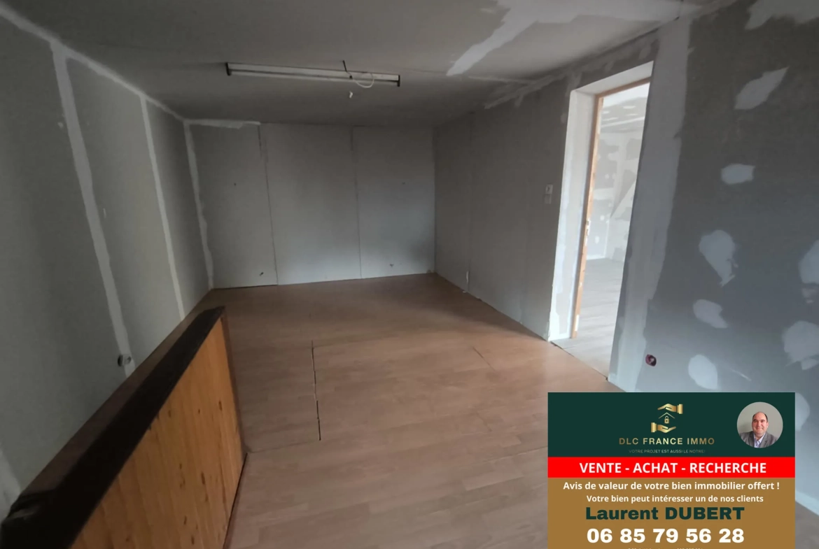 Maison de plain-pied à vendre à Aulnoye-Aymeries avec grand terrain 