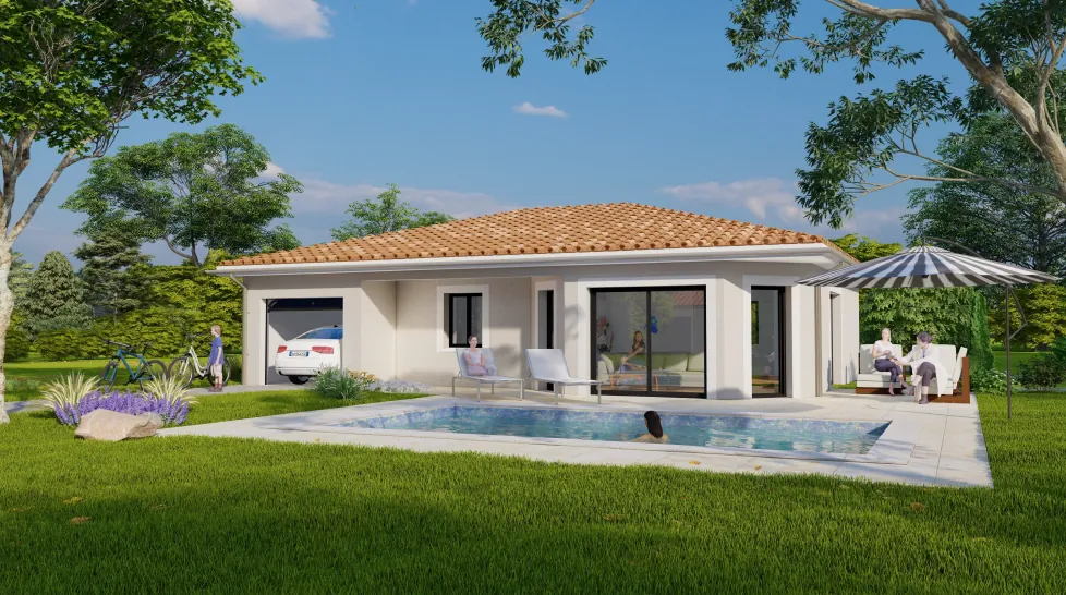 Vente maison neuve à Laiz - Projet personnalisé sur terrain de 650 m² 