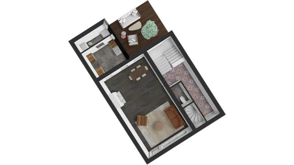 Maison de ville de 144 m² à Poitiers Montierneuf avec cour et caves voûtées 