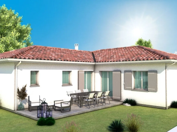 Maison neuve à Laluque avec 3 chambres, piscine potentielle et faible consommation énergétique