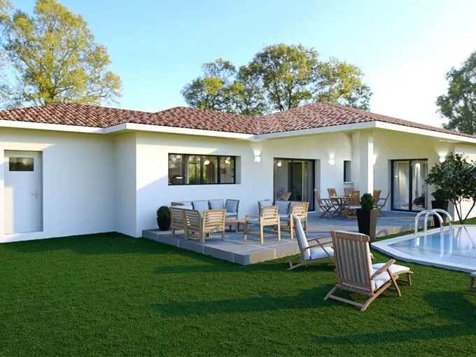 Maison neuve de 112 m² avec 3 chambres à Carcares Sainte-Croix 