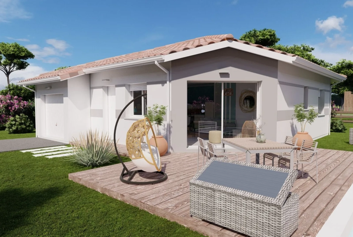 Maison neuve 3 pièces avec garage à Castets - Confort et personnalisation 