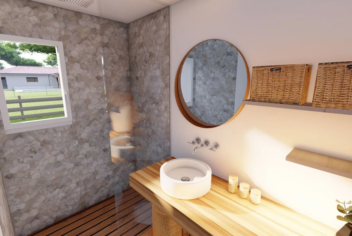 Maison neuve 3 pièces avec garage à Castets - Confort et personnalisation 