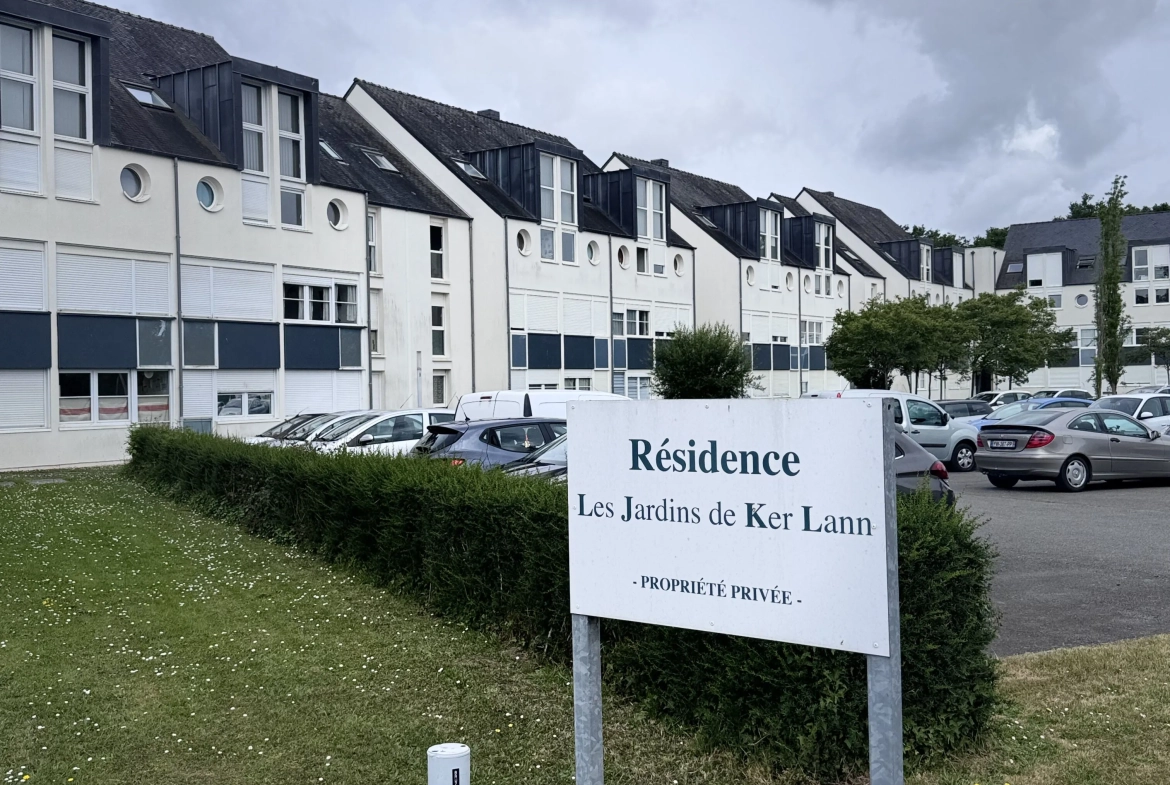Studio à vendre à Bruz, investissement locatif performant proche campus Ker Lann 