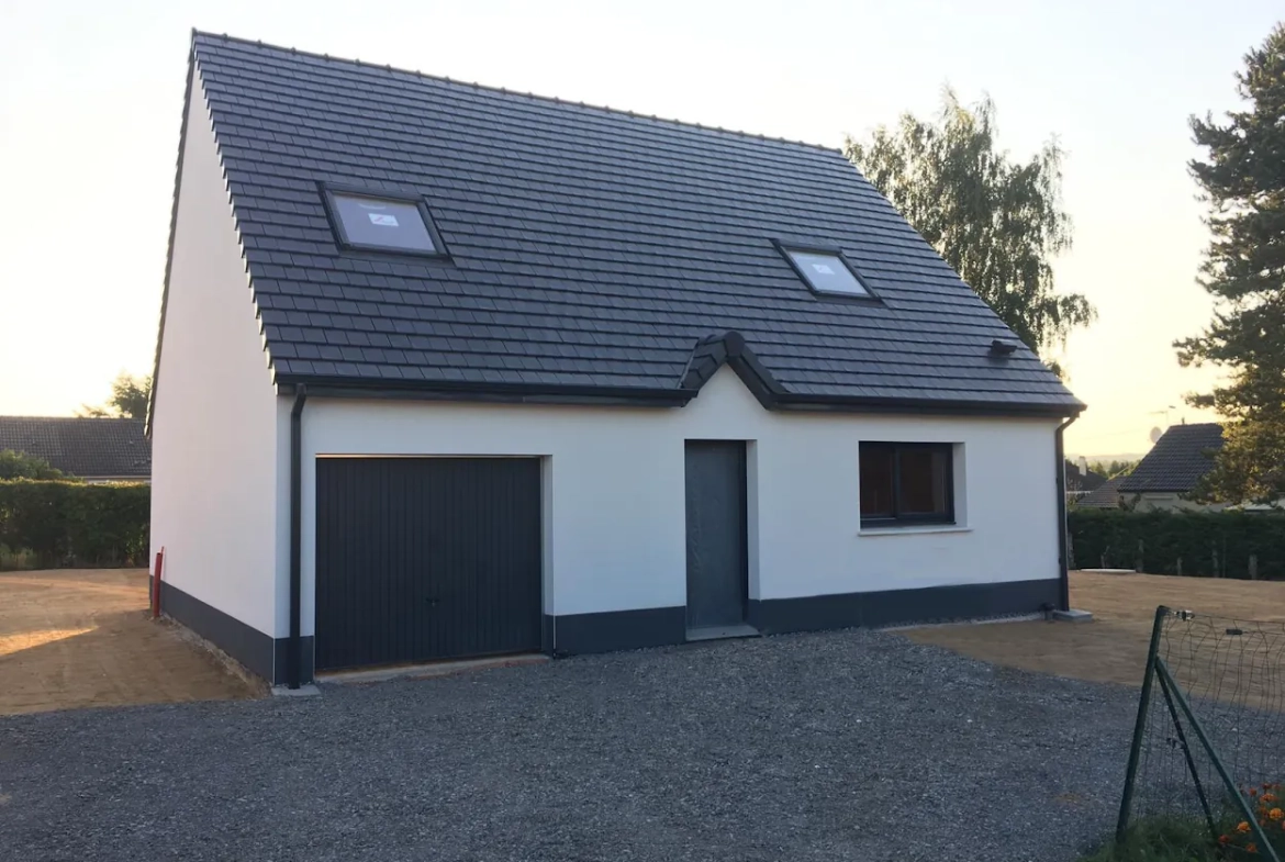 Maison neuve à Lassigny avec 3 chambres – Projet personnalisé et prêt à construire 