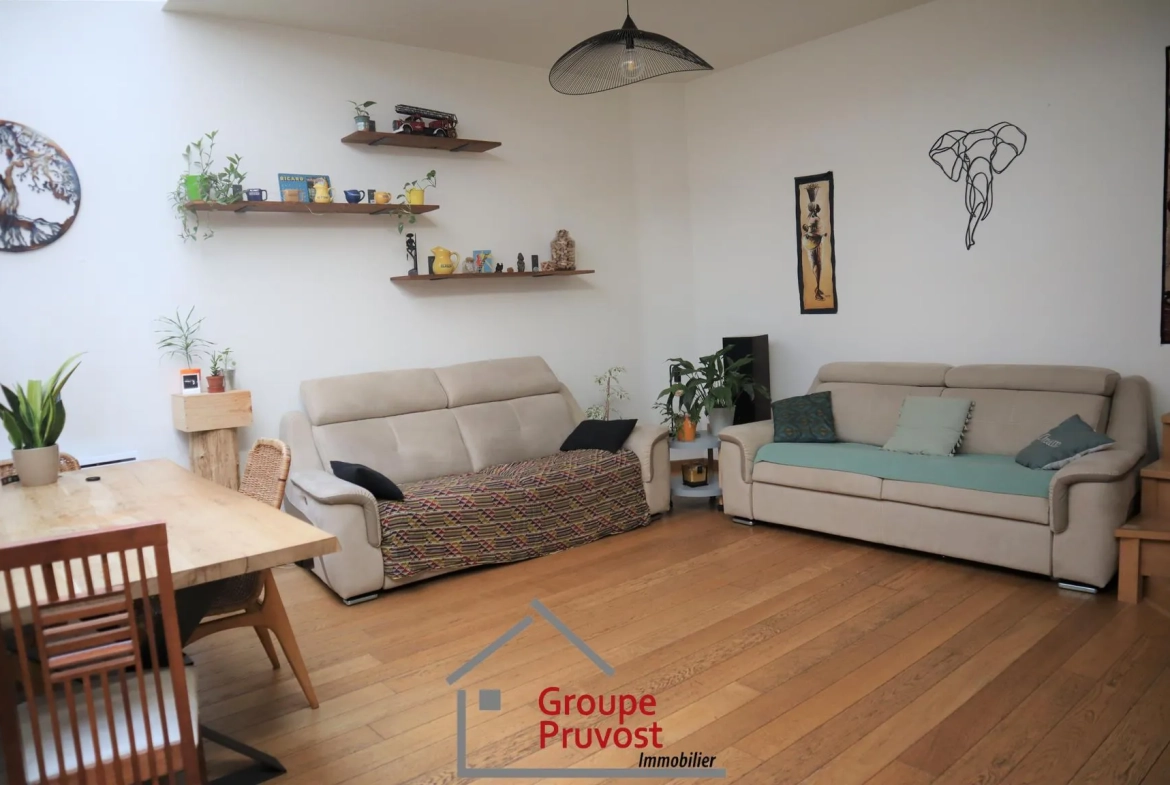 Grand Duplex de 60 m² dans le 7ème arrondissement de Lyon, proche métro 
