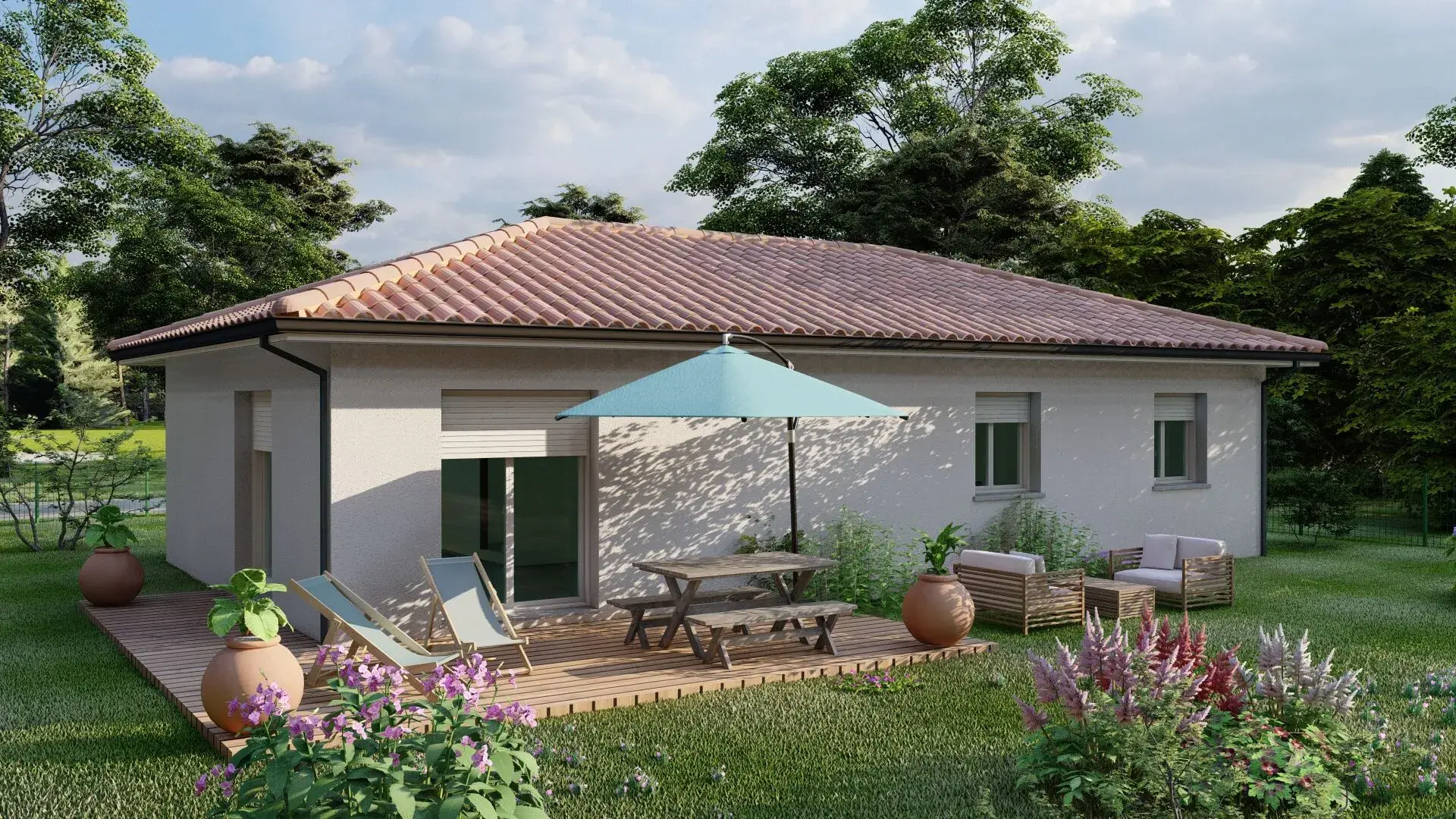Maison 3 chambres à Gamarde-les-Bains - Construction personnalisée 