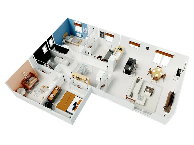 Maison neuve 4 chambres avec terrasse à Rilhac-Rancon à partir de 194 920 € 