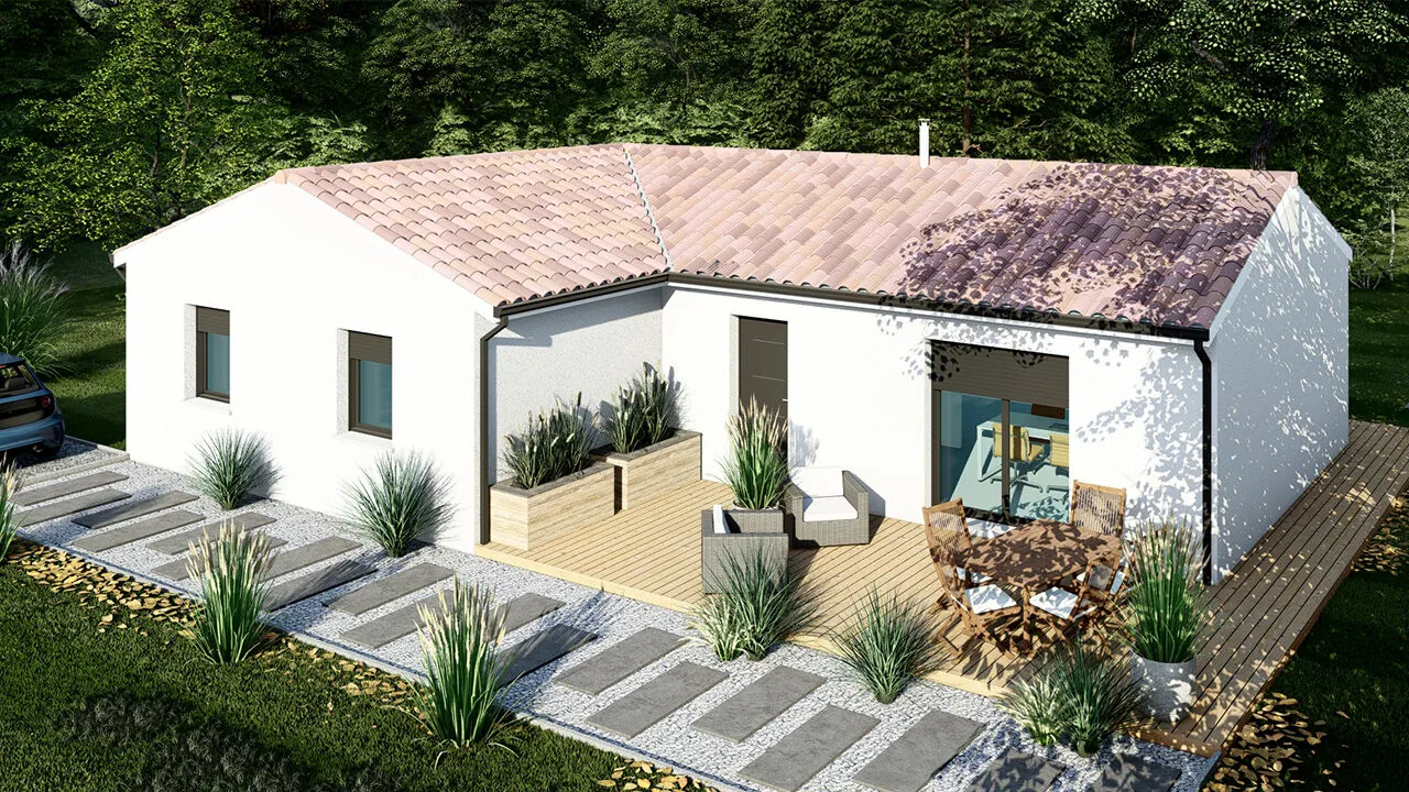 Maison neuve 4 chambres avec terrasse à Rilhac-Rancon à partir de 194 920 € 