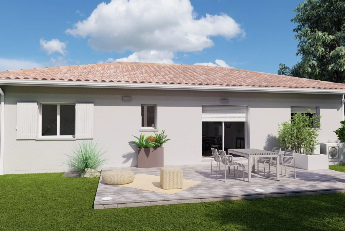 Maison neuve 3 chambres avec garage à Narrosse près de Dax 