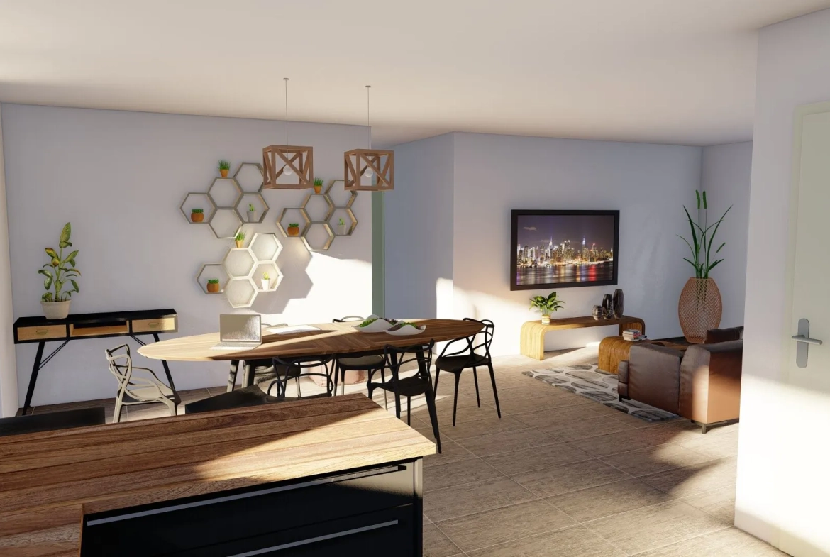 Maison neuve 3 chambres avec garage à Narrosse près de Dax 