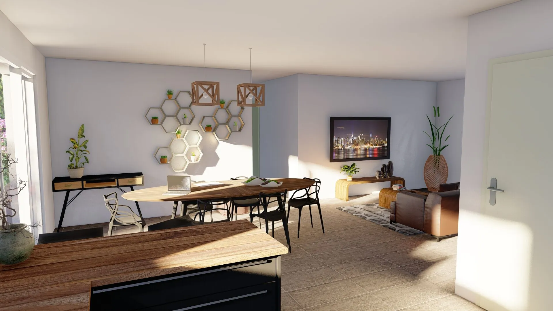 Maison neuve 3 chambres avec garage à Narrosse près de Dax 