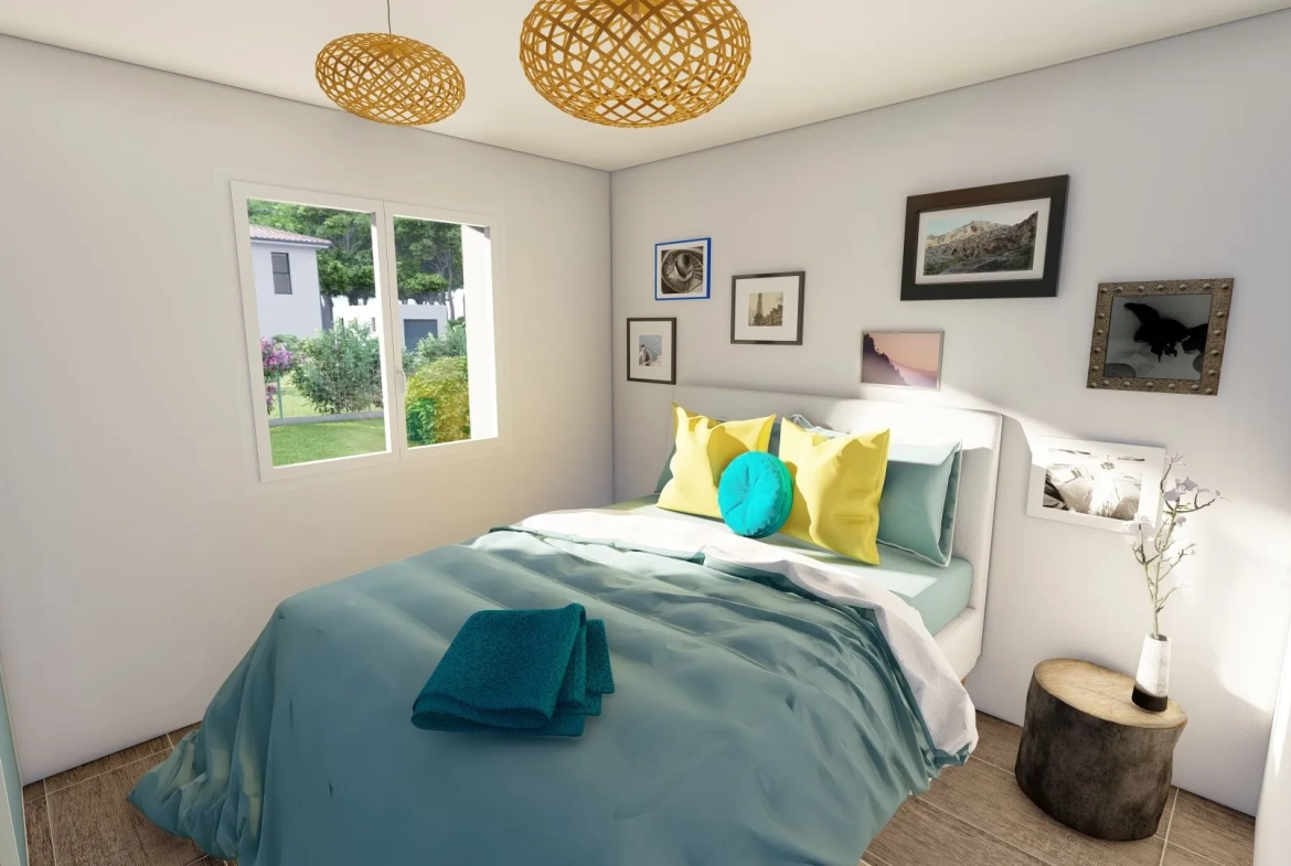 Maison neuve 3 chambres avec garage à Narrosse près de Dax 