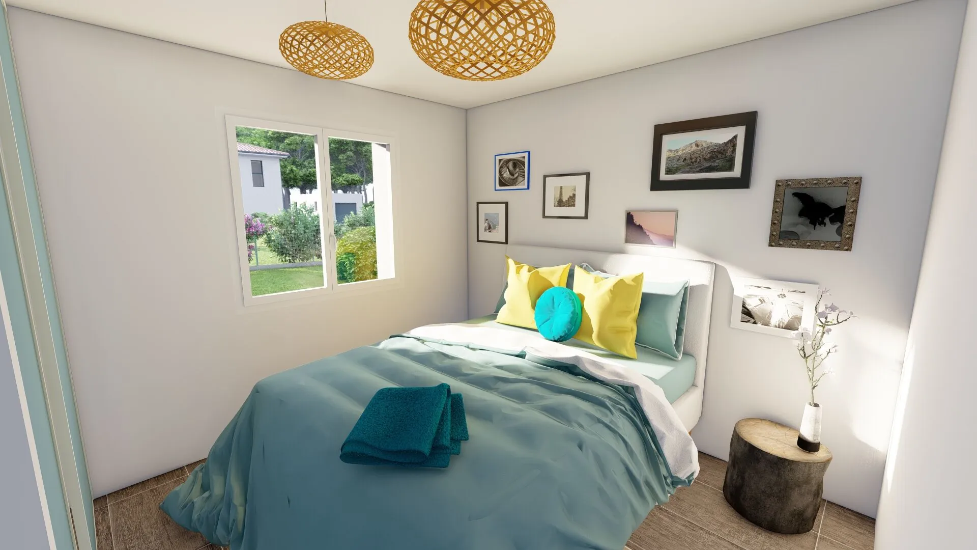 Maison neuve 3 chambres avec garage à Narrosse près de Dax 