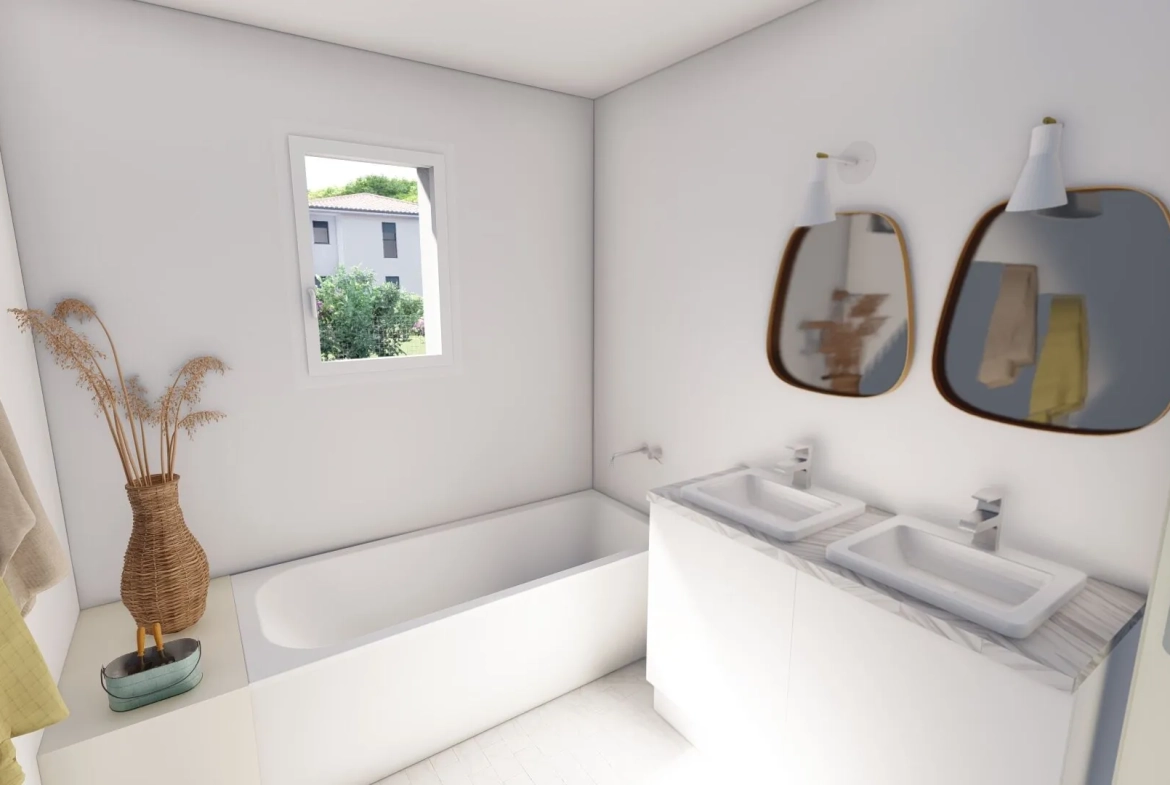 Maison neuve 3 chambres avec garage à Narrosse près de Dax 