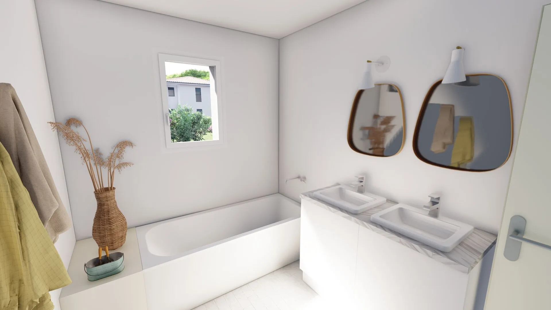 Maison neuve 3 chambres avec garage à Narrosse près de Dax 