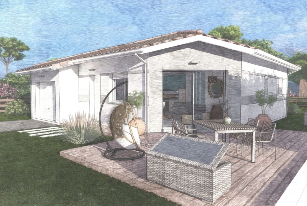 Maison 2 chambres neuve à Maurrin dans un environnement calme 
