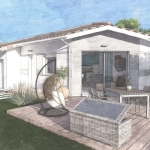Maison 2 chambres neuve à Maurrin dans un environnement calme