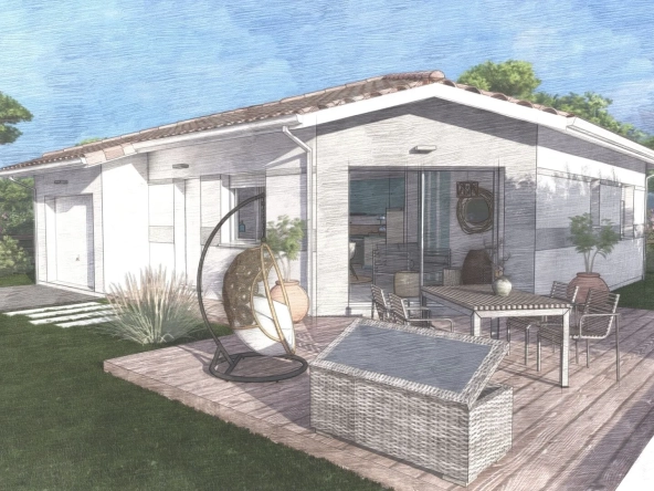 Maison 2 chambres neuve à Maurrin dans un environnement calme