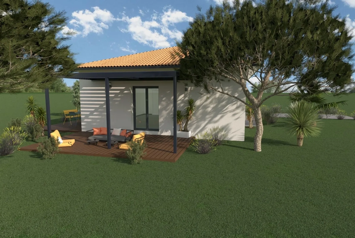 Maison neuve 3 chambres avec terrasse à Mées, proche Dax 