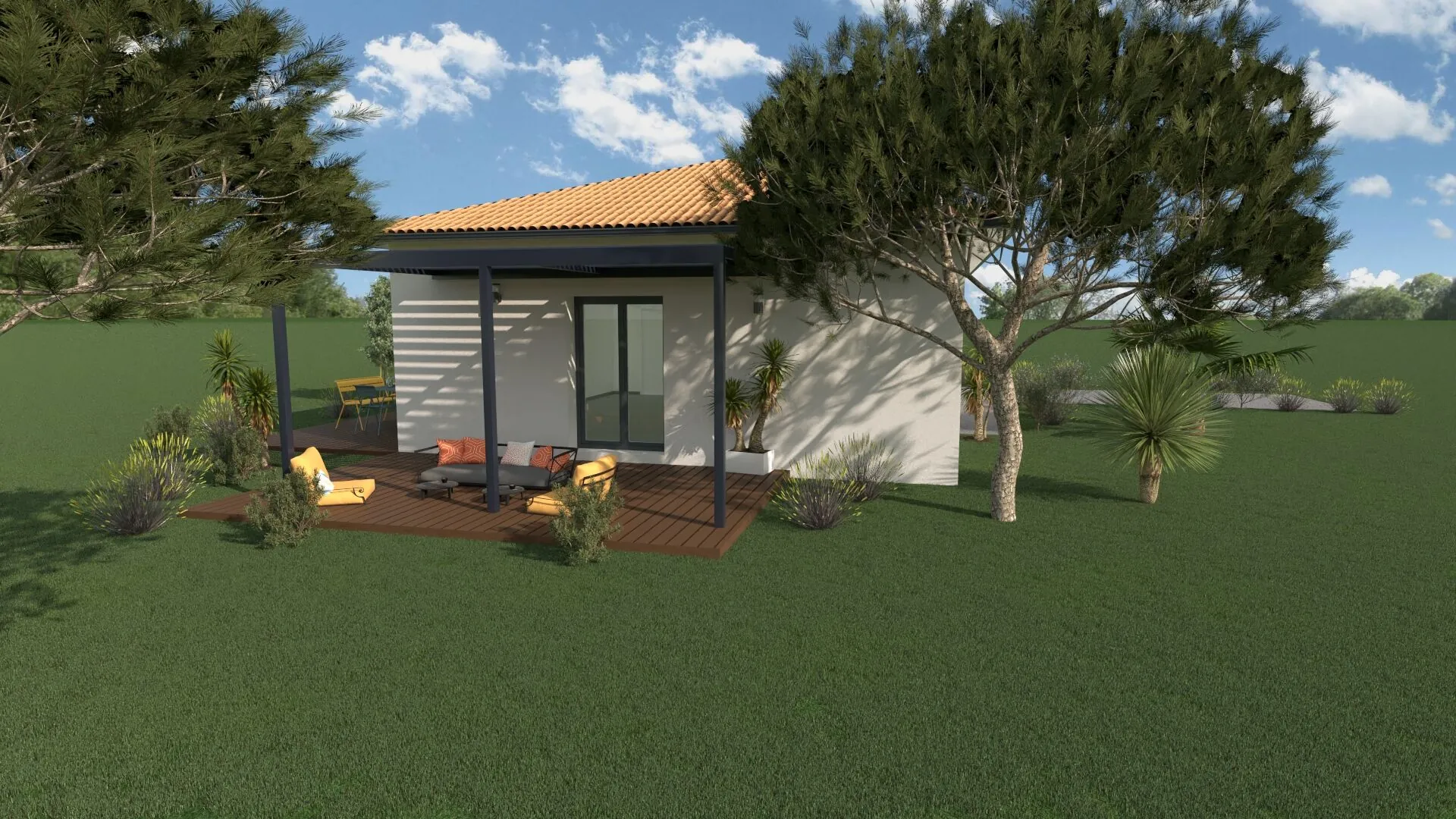 Maison neuve 3 chambres avec terrasse à Mées, proche Dax 