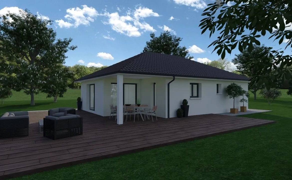 Construction maison neuve à La Frette - 90 m², terrain plat, personnalisable 