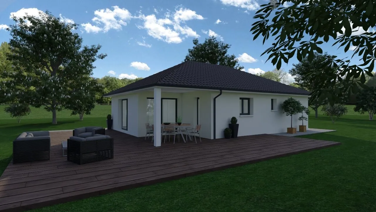 Construction maison neuve à La Frette - 90 m², terrain plat, personnalisable 