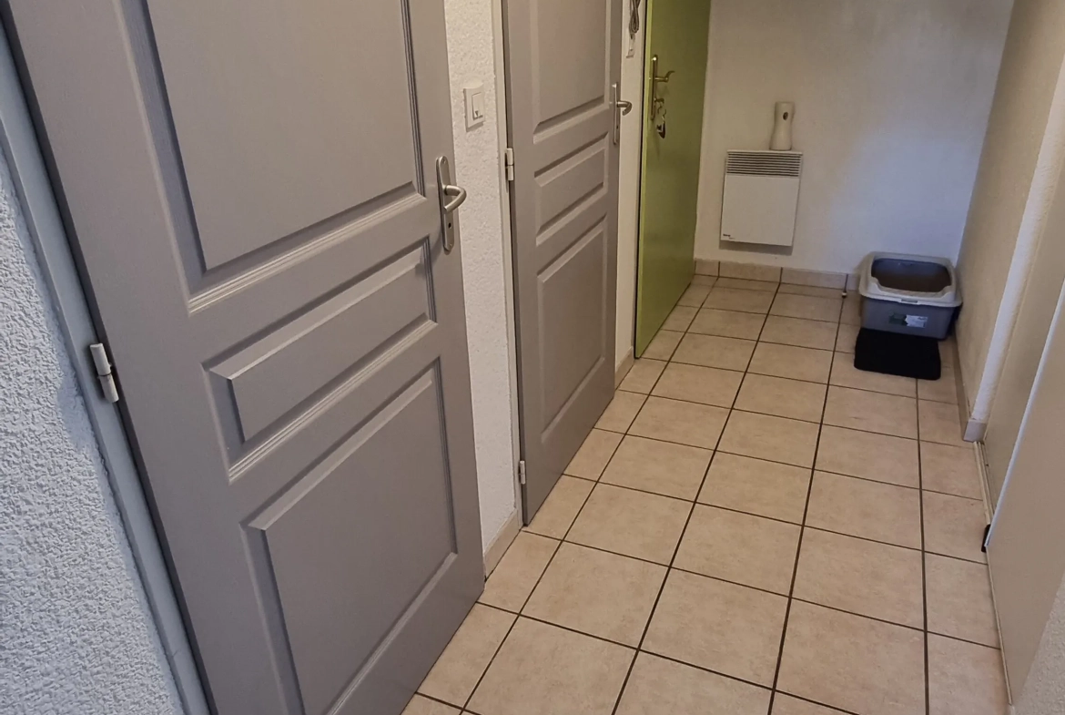 Vente d'un appartement T3 loué à Villerest avec parking et balcon 