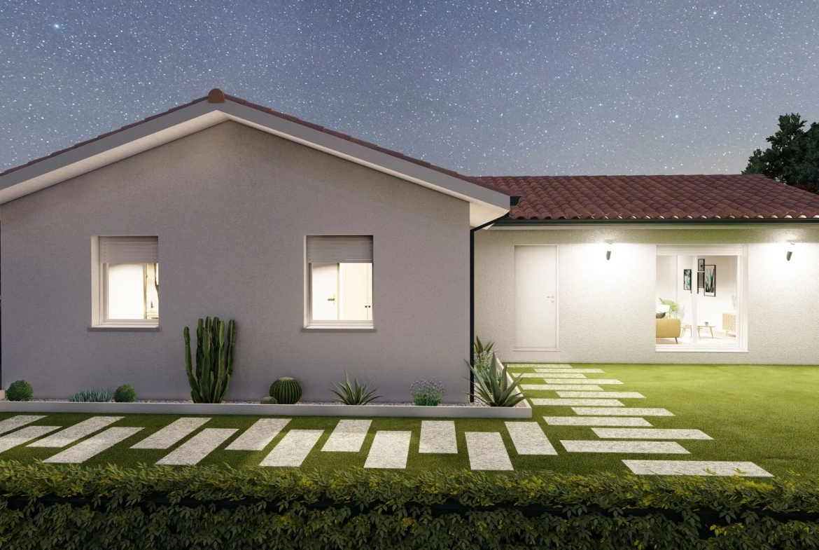 Maison neuve 4 chambres à Boisseuil - Plot de 950 m² 