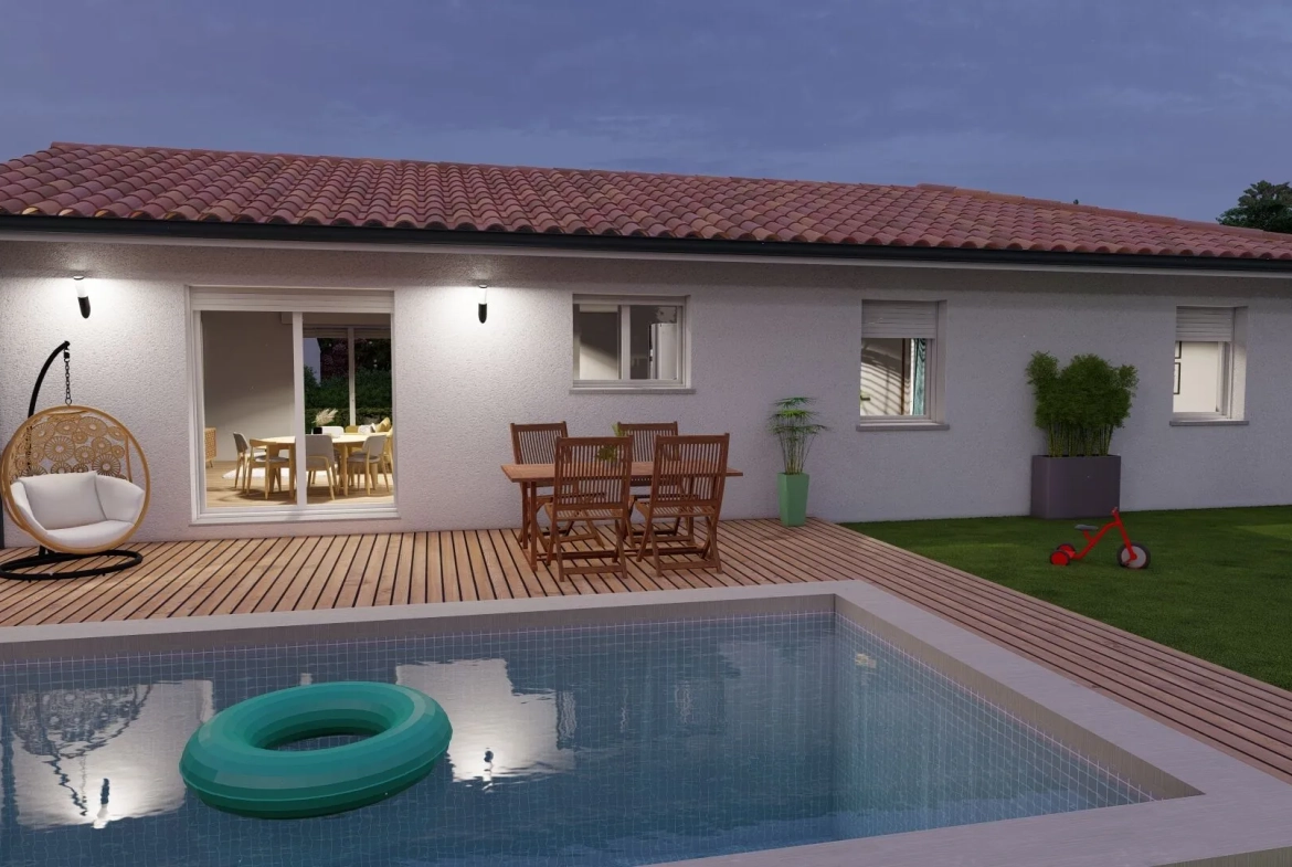 Maison neuve 4 chambres à Boisseuil - Plot de 950 m² 