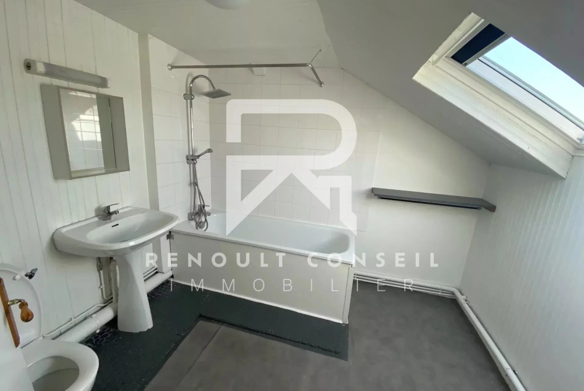 Bel appartement T3 duplex à Rouen près de la place Cauchoise 
