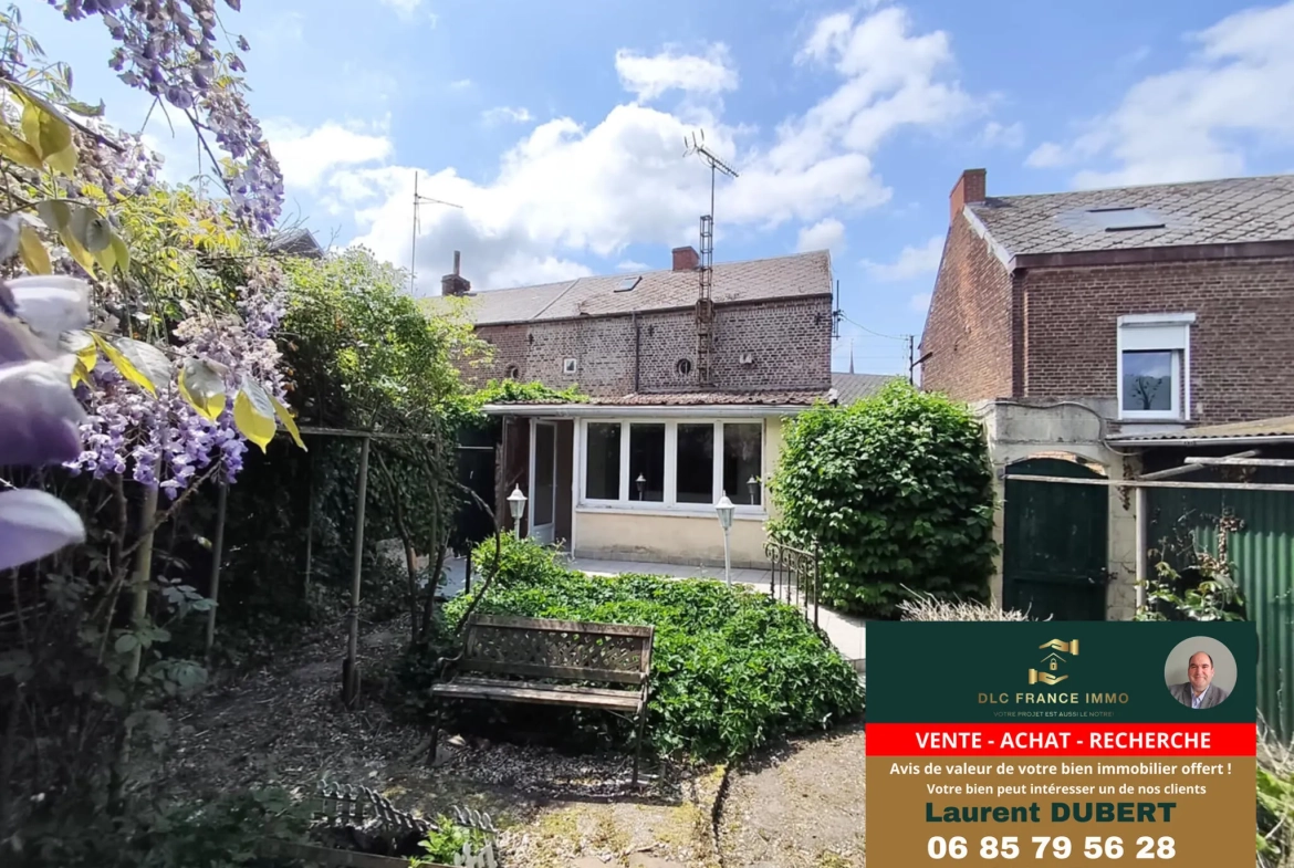 Maison à vendre à Rousies avec jardin et garage - 3 chambres 