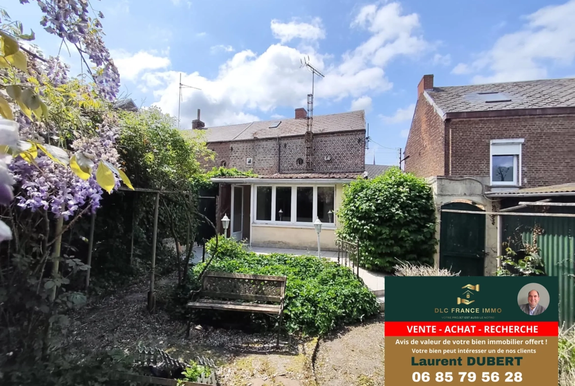 Maison à vendre à Rousies avec jardin et garage - 3 chambres 