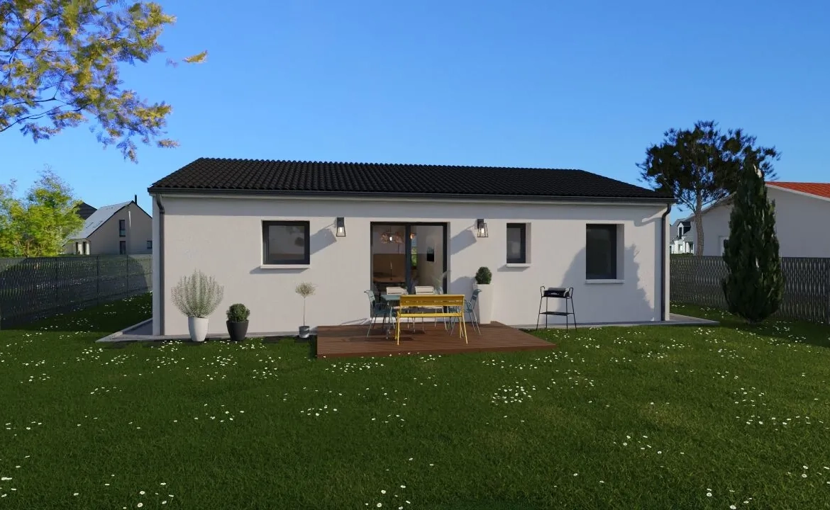 Maison de 62 m² avec 2 chambres, garage et luminosité optimale à Scorbe-Clairvaux 