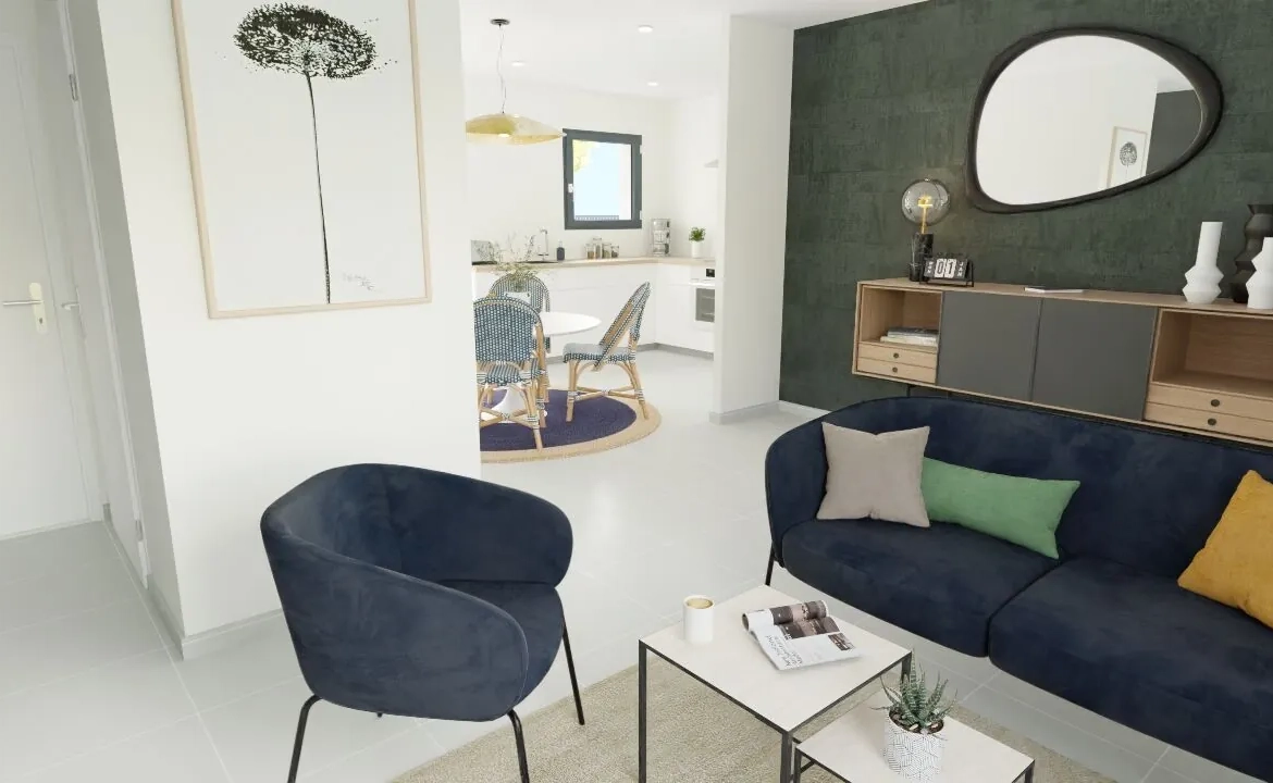 Maison de 62 m² avec 2 chambres, garage et luminosité optimale à Scorbe-Clairvaux 