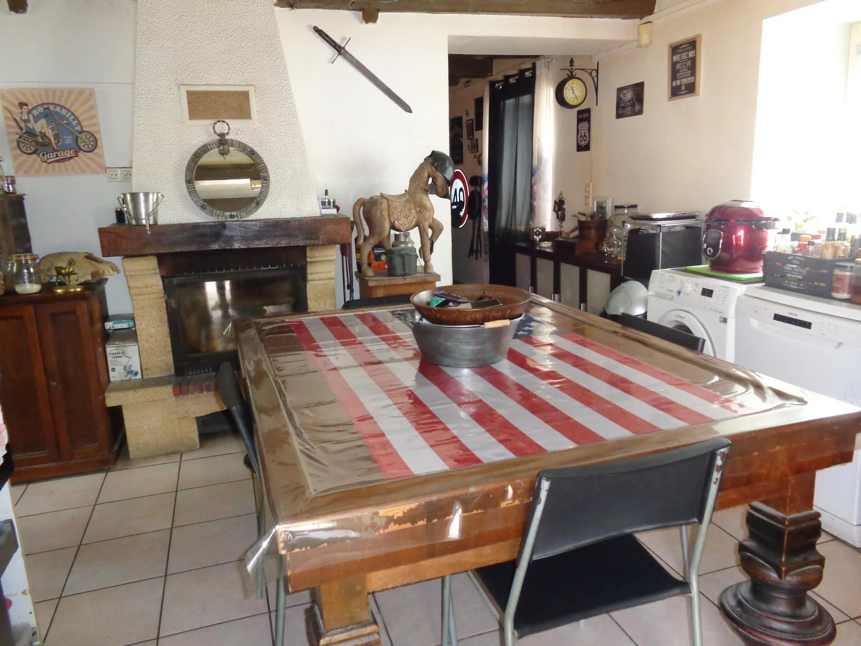Maison en pierre avec terrain plat à vendre à Saint Nizier d'Azergues 