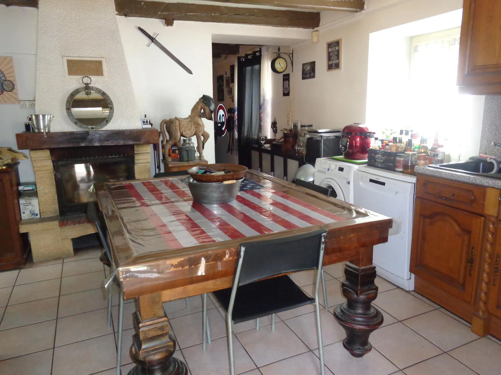 Maison en pierre avec terrain plat à vendre à Saint Nizier d'Azergues 